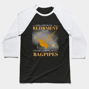 Bagpipes Baseball T-Shirt